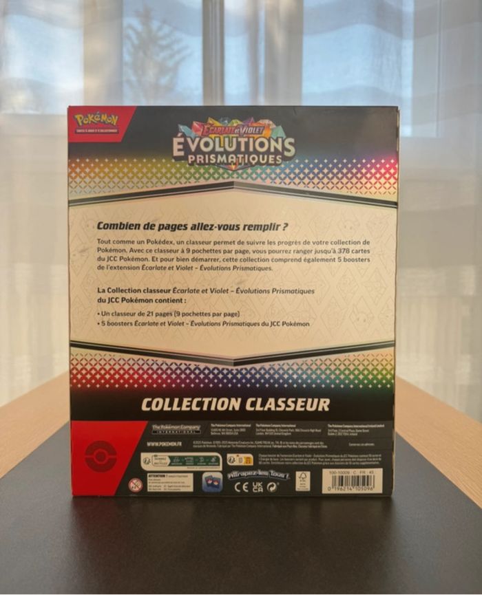 Coffret Pokémon Classeur Évolution Prismatique EV8.5 FR Neuf Scellé - photo numéro 2