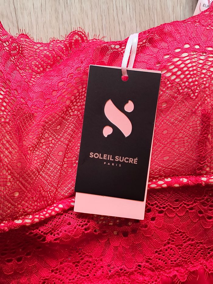 Nuisette rouge Nina rouge soleil sucré taille L neuves - photo numéro 10