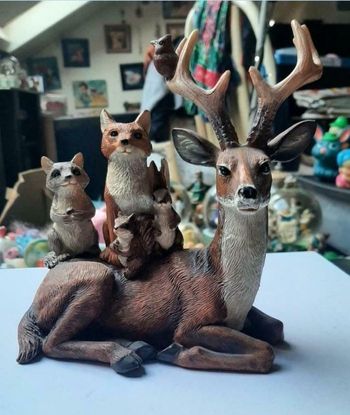 Figurine animaux en resine