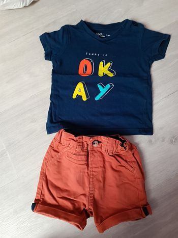 Ensemble short et tee-shirt
