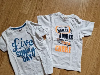 Lot de t-shirt tape a l'œil