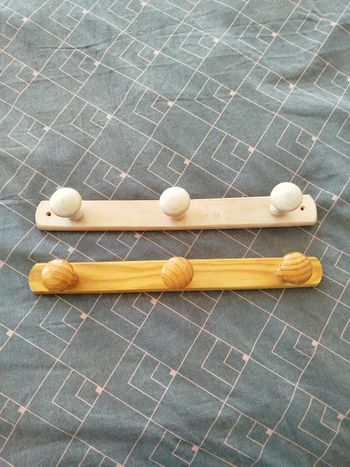 Lot de 2 portes manteaux