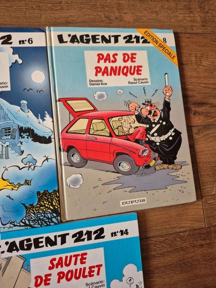 Lot de 3 bandes dessinées L'agent 212 - photo numéro 3