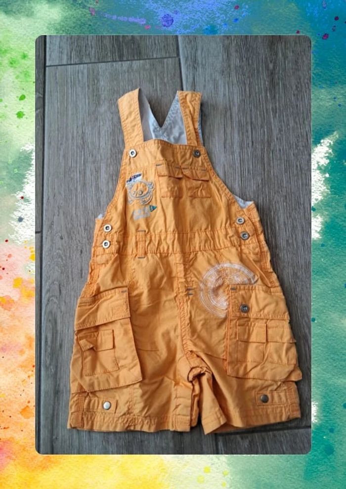 Ensemble été bébé 12 mois – salopette + t-shirt - photo numéro 4