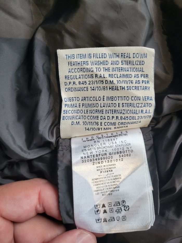 Doudoune MONCLER NANTESFUR – Femme – Taille 2 (équiv. M) - photo numéro 9