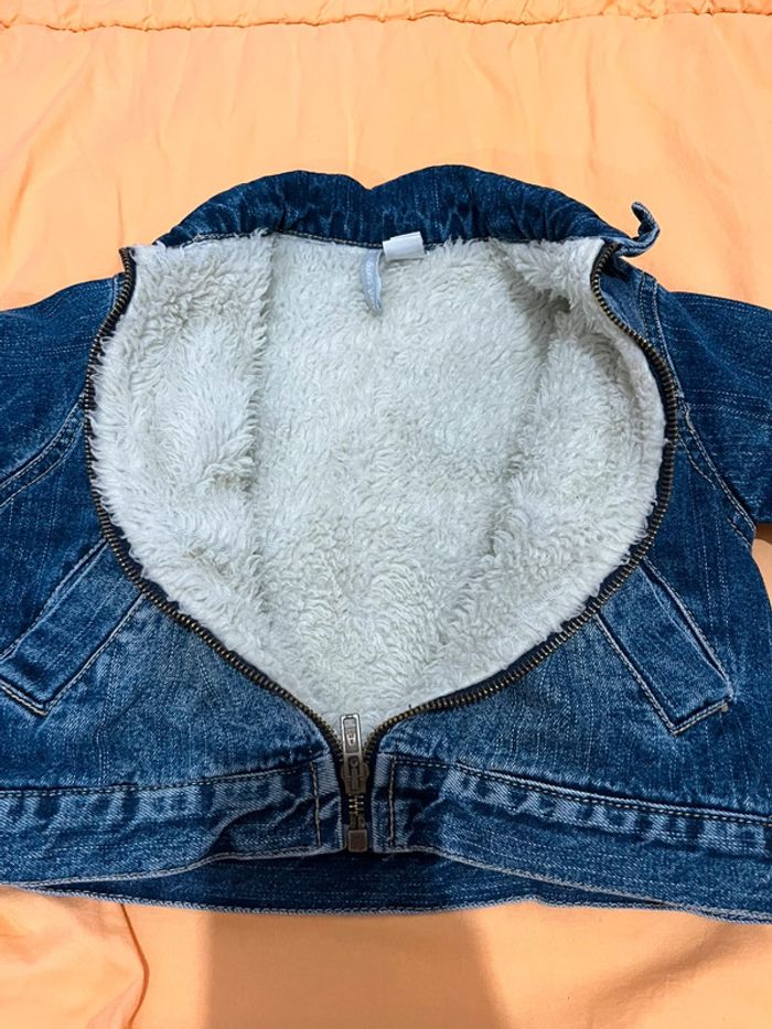 Veste en jean polaire - photo numéro 2