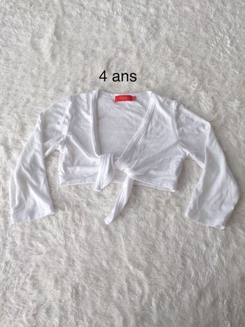 Boléro à nouer blanc 4a