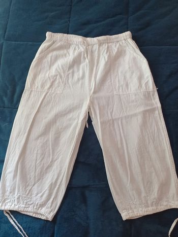 Pantacourt femme taille 38 blanc Furia rossa