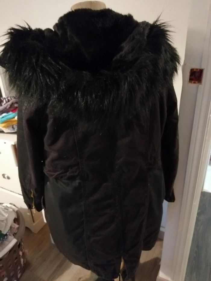 Parka doublée fausse fourrure - photo numéro 4