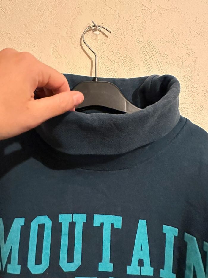 Sweat à col roulé bleu imprimé garçon 10 ans Okaïdi - photo numéro 6