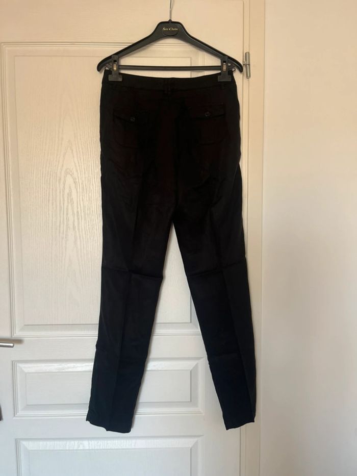 Pantalon noir Pablo taille 40 – fluide & ajusté - photo numéro 4