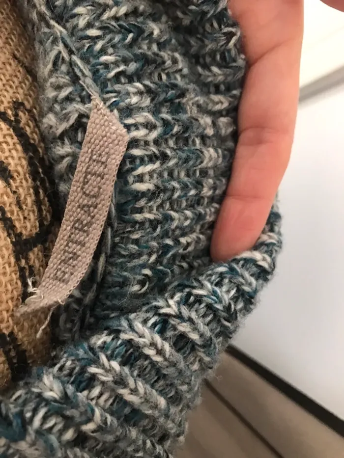 Gilet hiver laine sans manches avec ceinture - photo numéro 3