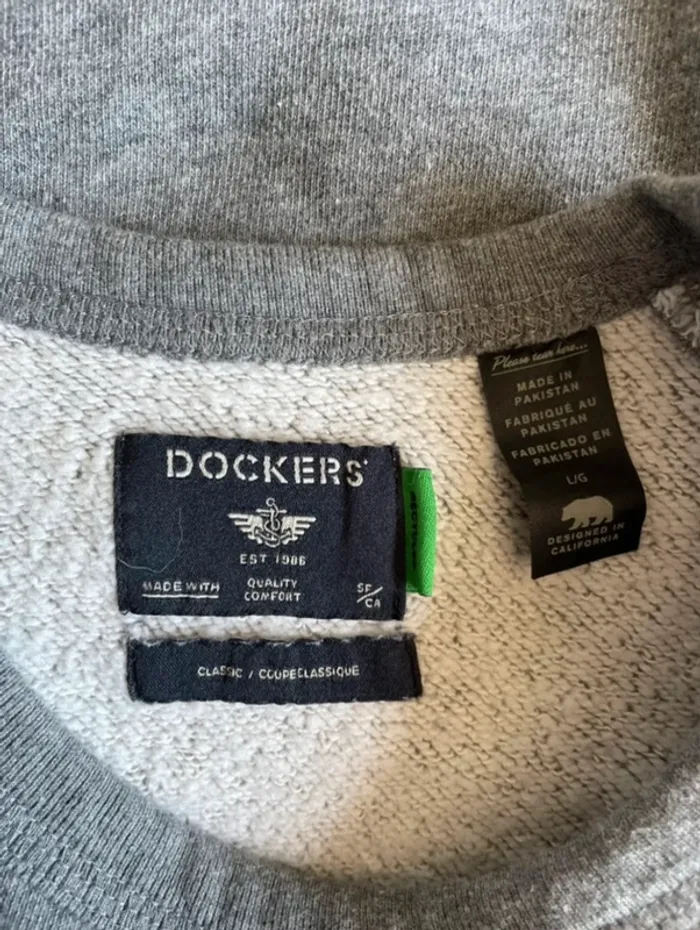 Sweat gris Dockers - photo numéro 6