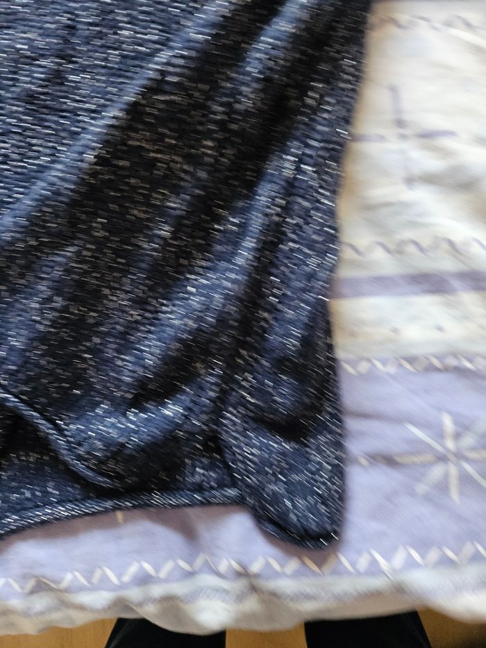 Pull col roulé bleu tex - photo numéro 3