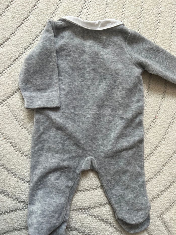 Pyjama velour avec col - photo numéro 3