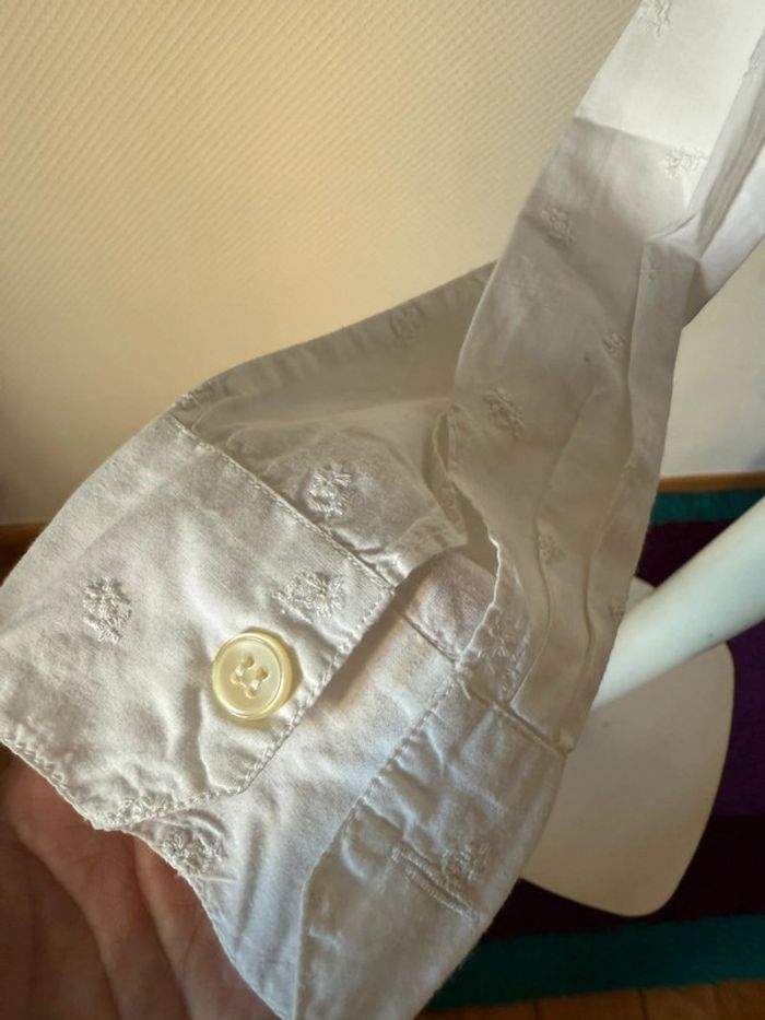 Blouse blanche en très bon état taille 1 Claudie pierlot - photo numéro 9