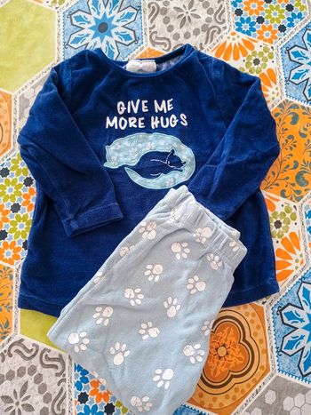 Pyjama velours 3 ans