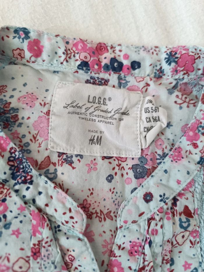 🌸 Chemisier H&M léger fleuri - photo numéro 3