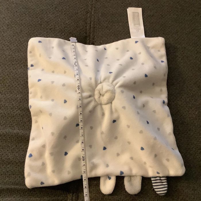 Doudou lapin carré plat Obaïbi - photo numéro 6