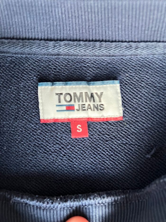 Sweat col rond Tommy bleu marine homme taille S - photo numéro 5
