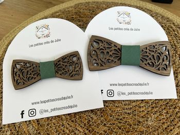 Lit de deux noeuds papillons 