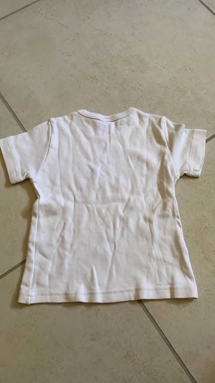 86 cm 18 mois - tee shirt blanc coton écrit dolce gabbana - photo numéro 4