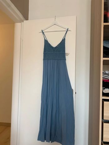 Robe crochet bleu 38
