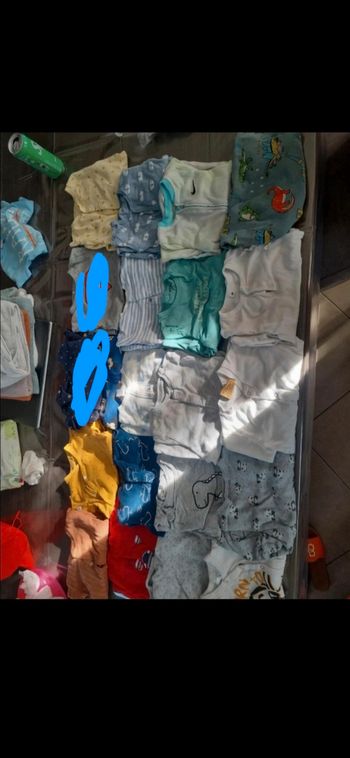 Lot de 19 pyjamas coton