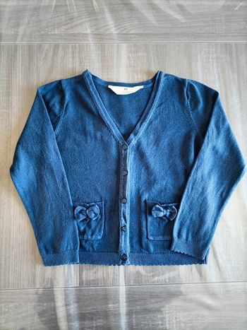 Gilet fin marine H&M 110-116 cm