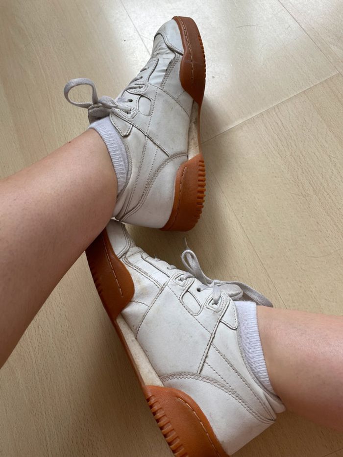 basket blanche reebok