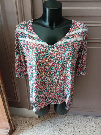Blouse manche 3/4 formul taille 48 🌹