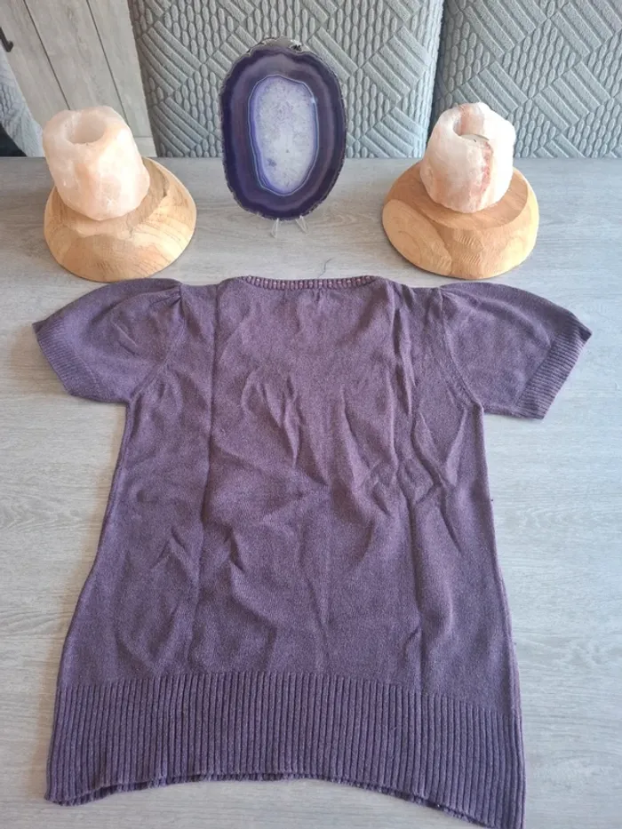 Pull violet creeks taille 10 ans - photo numéro 3