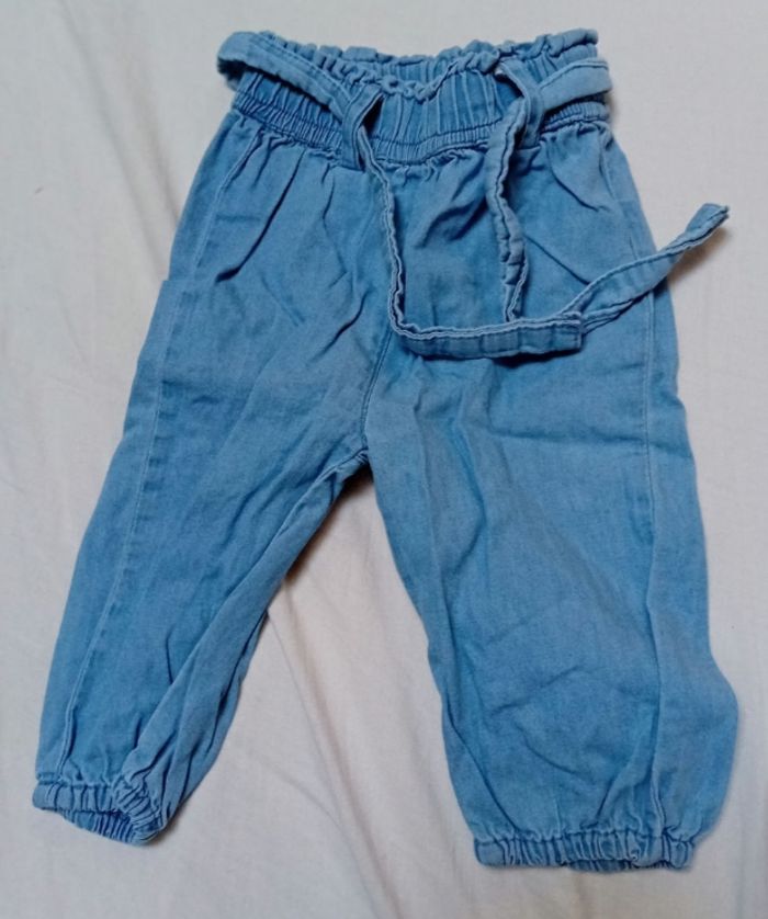 Pantalon effet jean