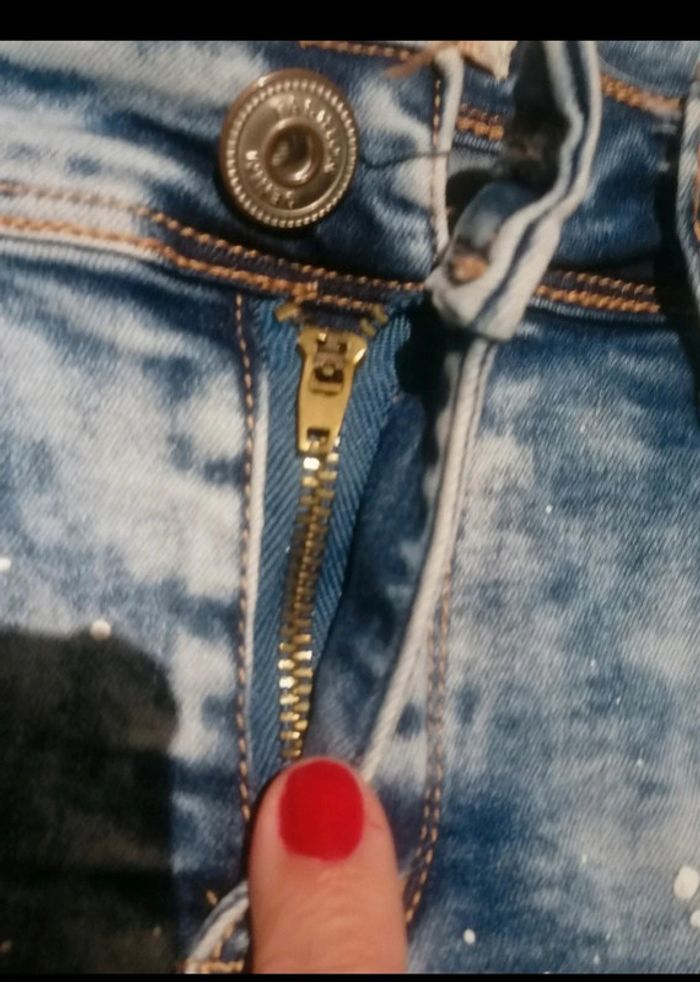 Mini short jeans T 40 🩳 - photo numéro 13