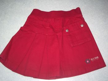 JUPE rouge, O'Kids