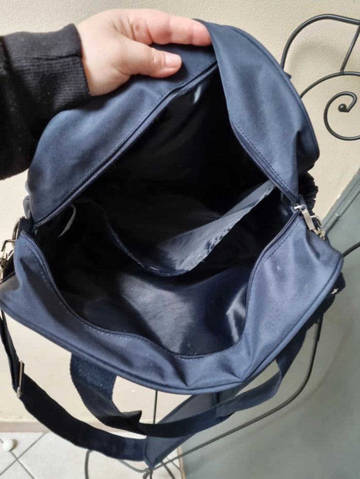 Grand sac bleu et blanc - photo numéro 4