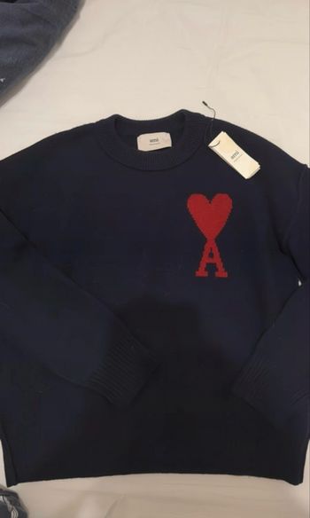 Pull AMI de Cœur – Bleu marine – NEUF