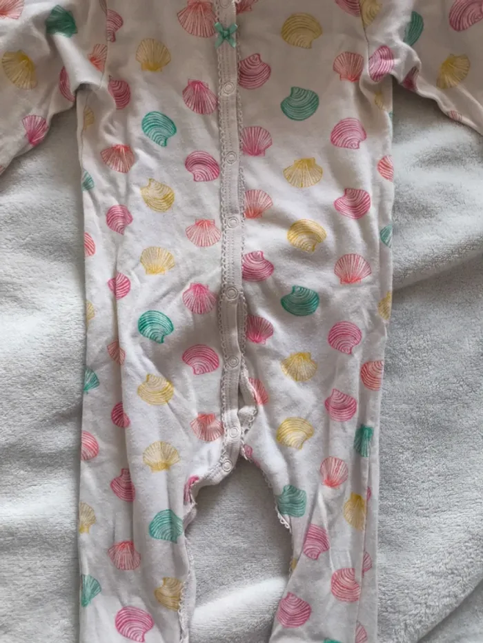 Pyjama sans pied petit bateau 6 mois - photo numéro 2