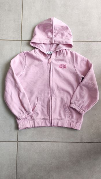 Gilet sweat à capuche