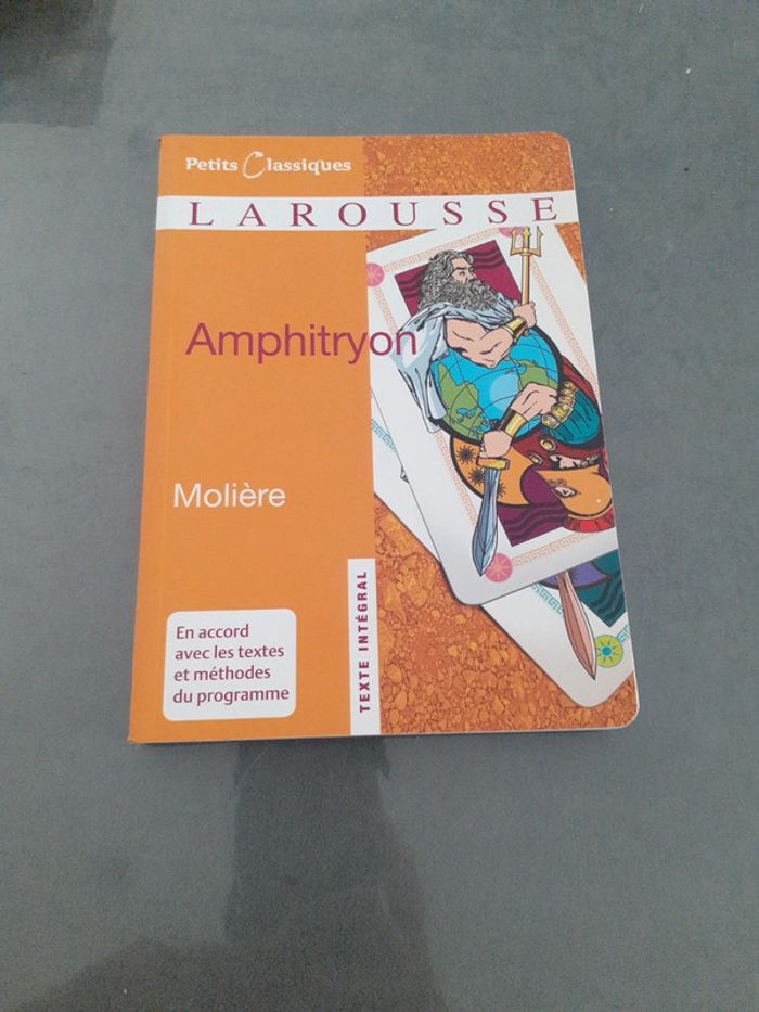 Livre Amphitryon de Moliere