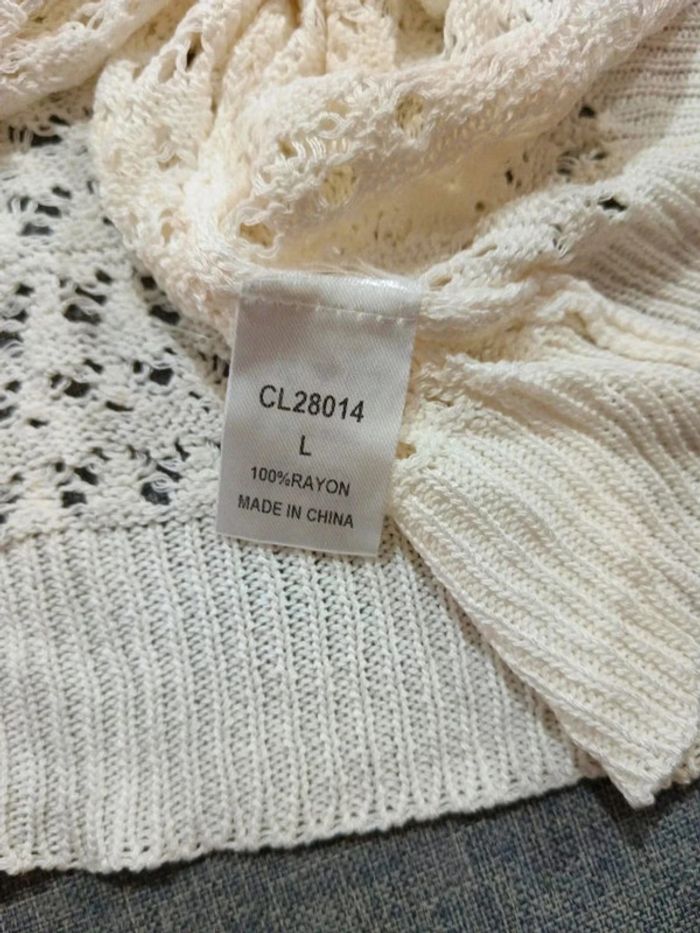 C50 blouse blanc Pink Lily L - photo numéro 4