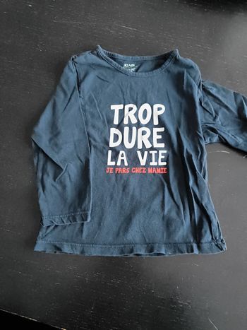 T-shirt manches longues 24 mois