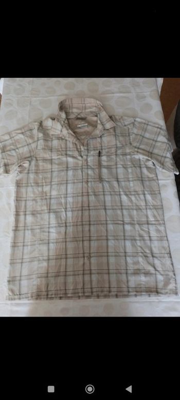 Chemise a carreaux manches courtes homme Columbia taille L