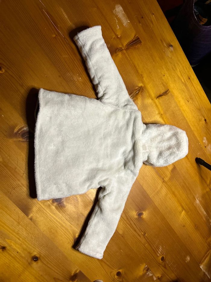 Manteau polaire blanc 6mois orchestra - photo numéro 5