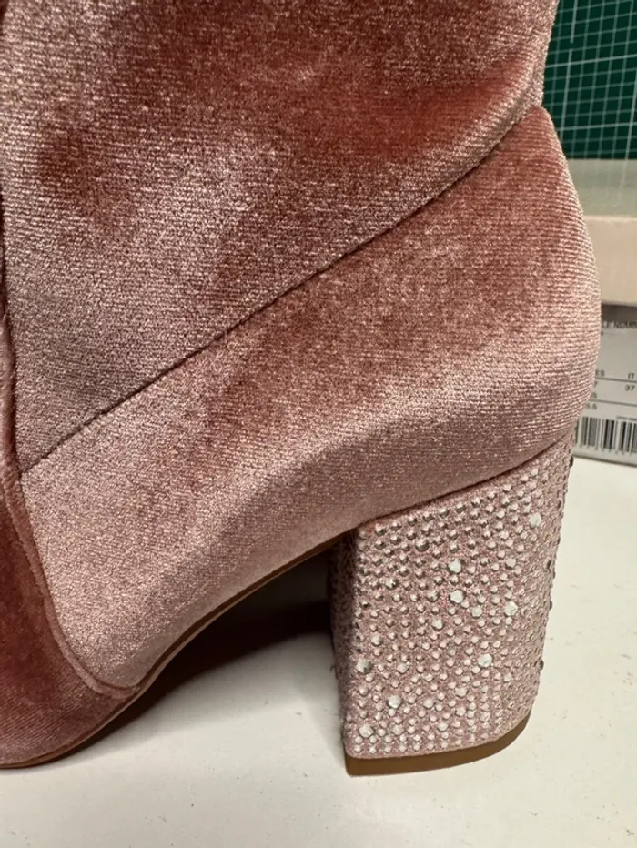 Boots à talons Light Pink Anna Field neuve taille 37 - photo numéro 2