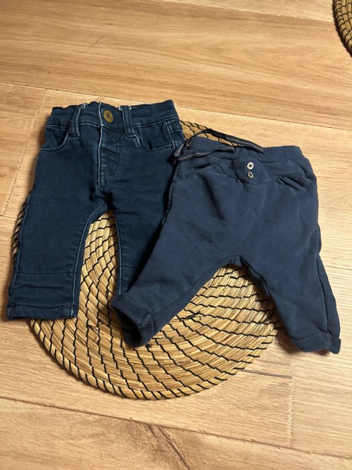 2 pantalons 3 mois