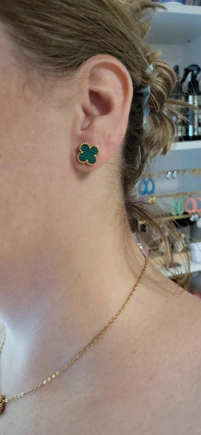 Parure trèfle neuve - photo numéro 3