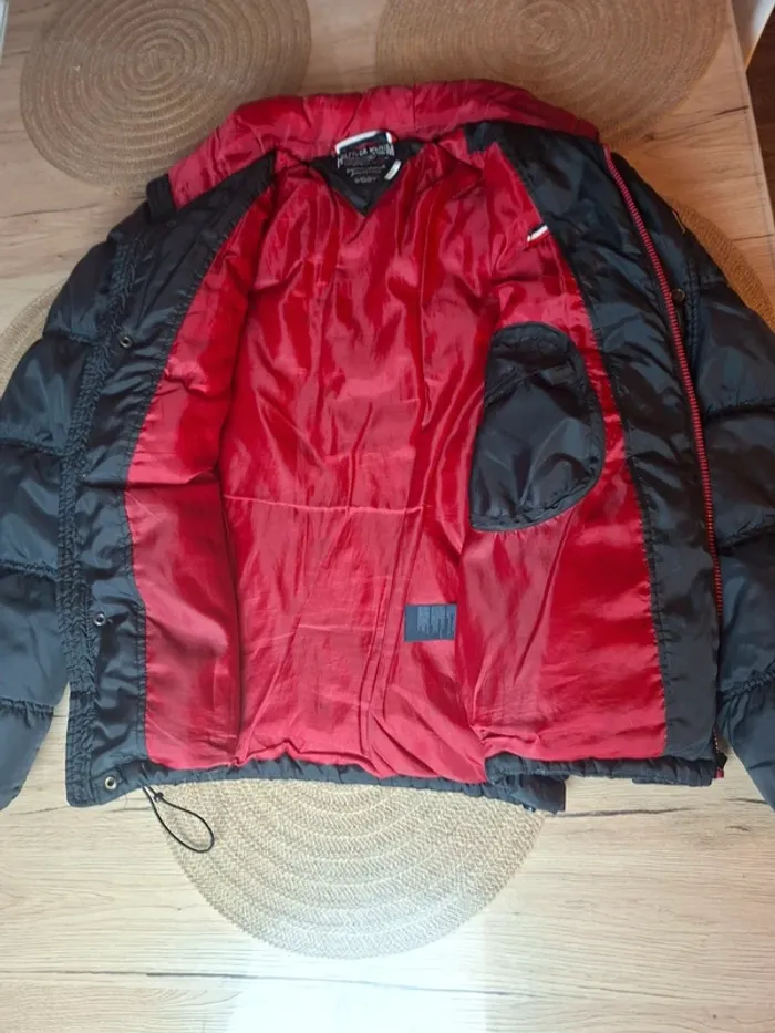 Doudoune Tommy Hilfiger Denim – Noire & Rouge – Taille M - photo numéro 10