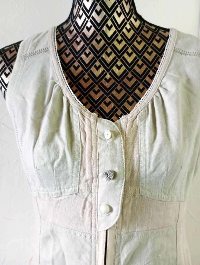 🌸 Robe sans manche, Fille des sables, taille 40 - photo numéro 2