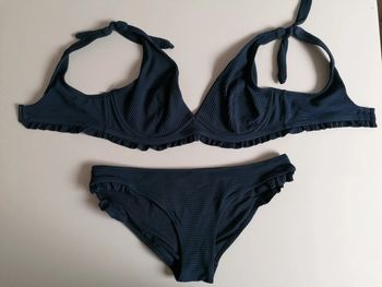 Maillot de bain 2 pièces froufrou